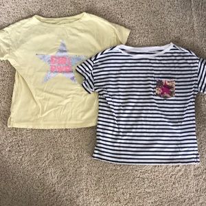 Girl’s Gap sequined shirts